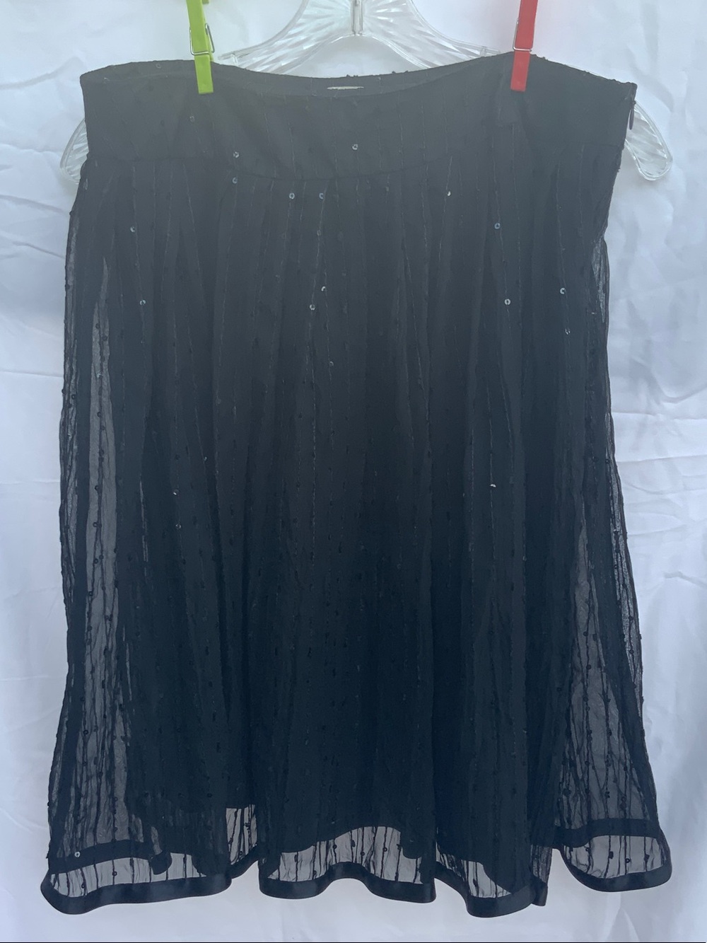 Beau Bois sequin accented full skirt